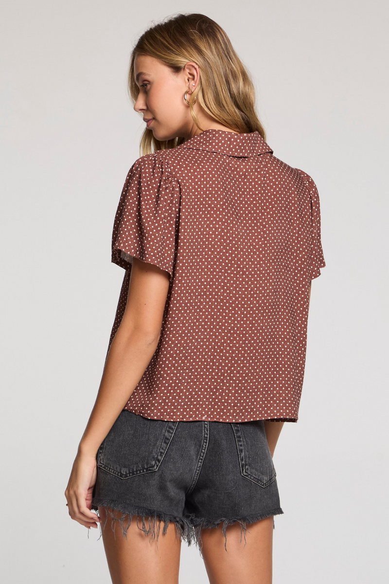 Charlee Mocha Top
