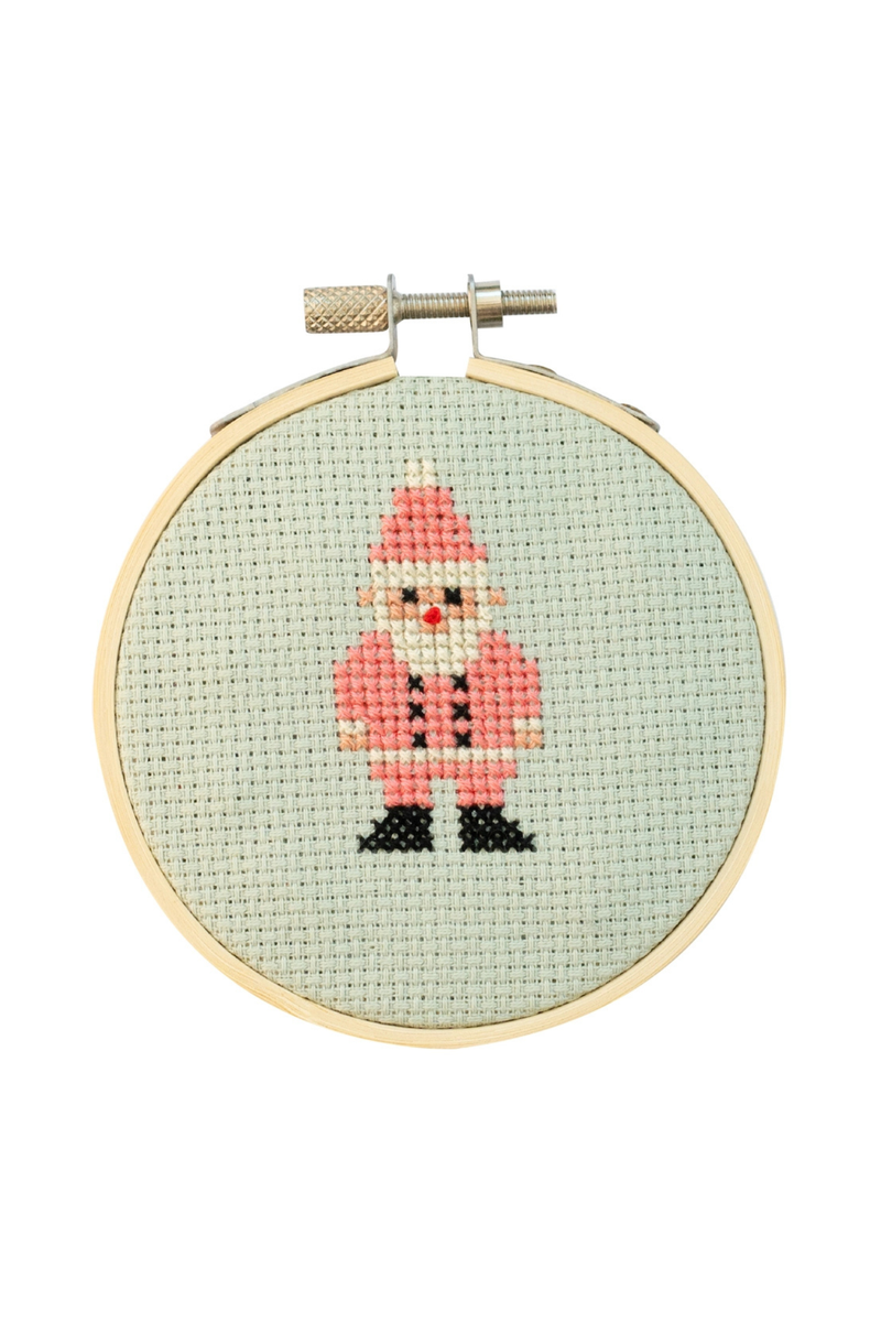 Christmas Santa Cross Stitch Kit