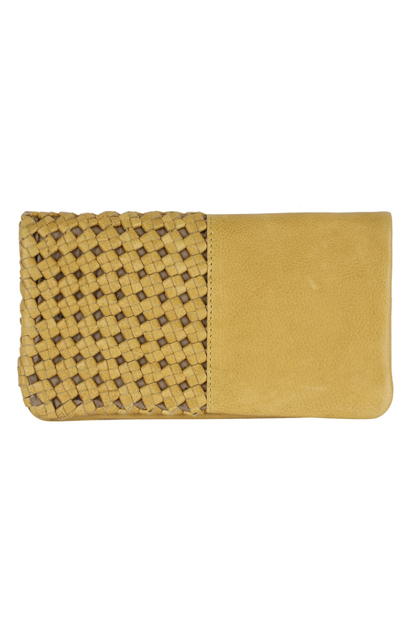 Whitney Lemon Leather Wallet