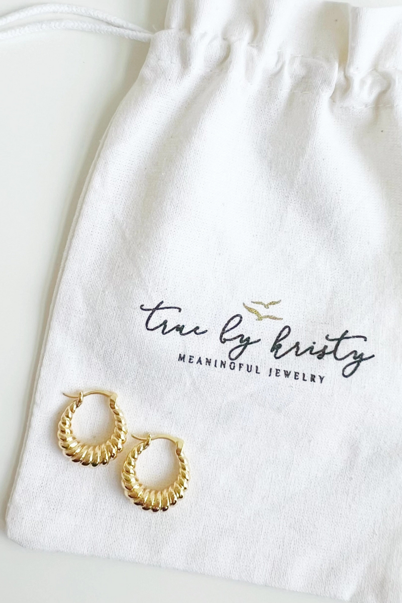 Endless Weekend Croissant Twist Hoops