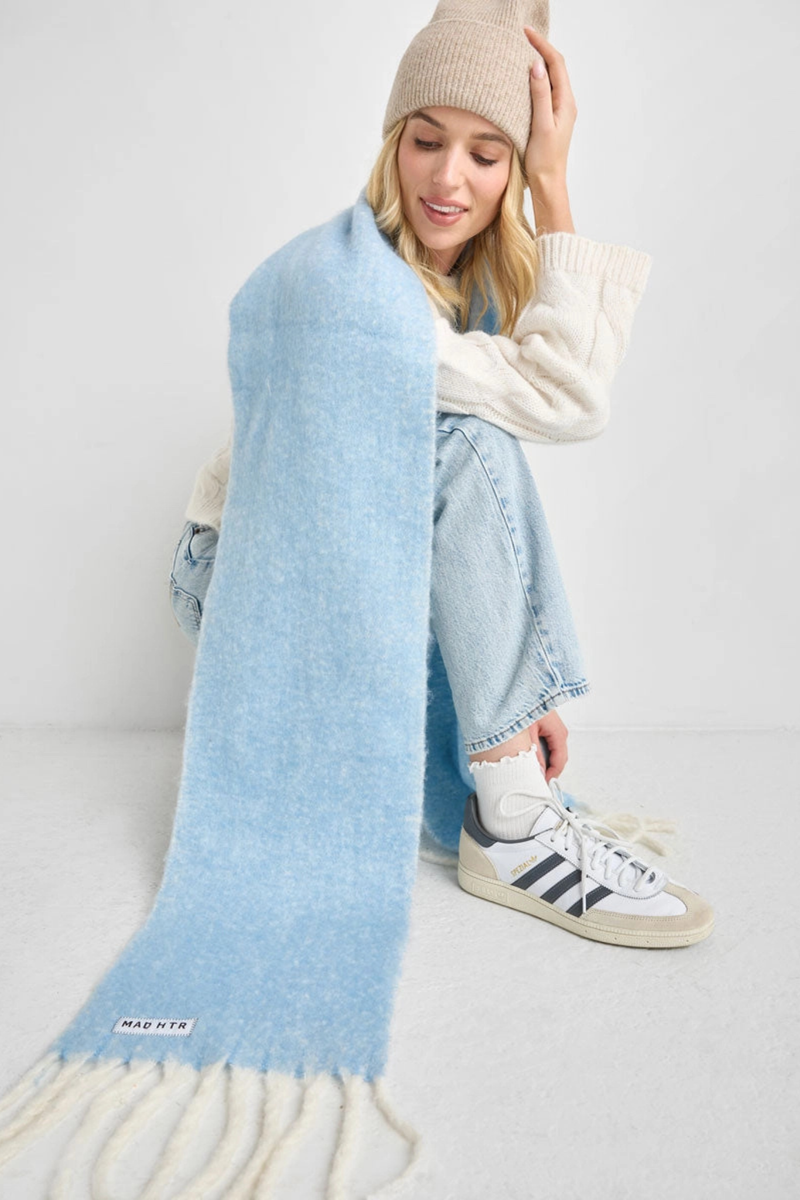 Blue Blanket Scarf