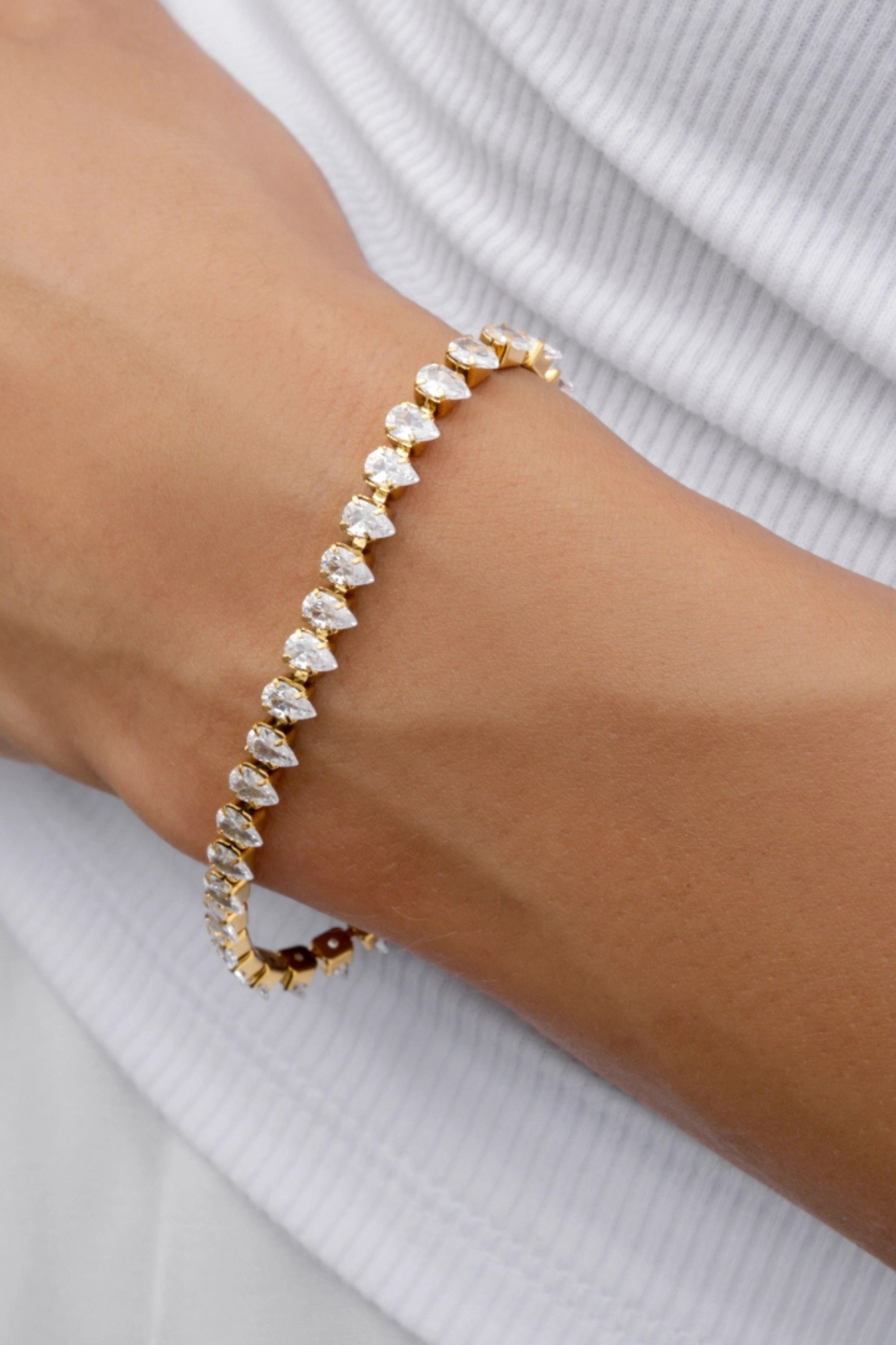 Teardrop Tennis Bracelet