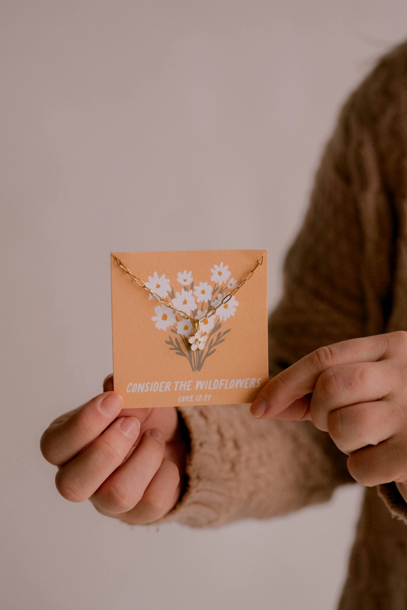 Consider the Wildflowers Charm Necklace