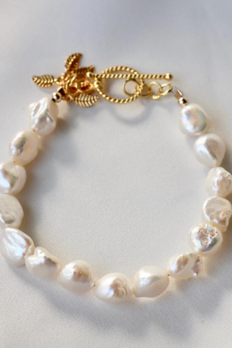 Keshi Nugget Pearl Bracelet