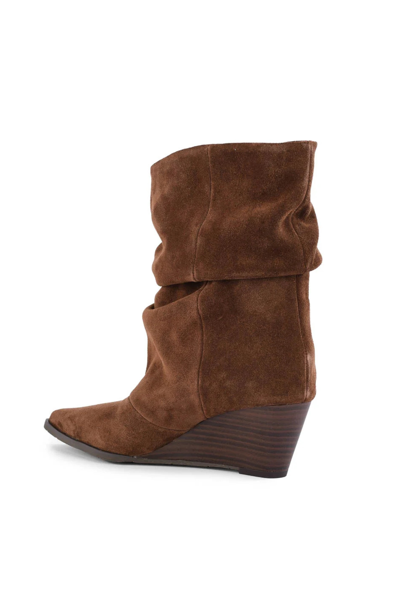 Getty Dark Brown Suede Boot