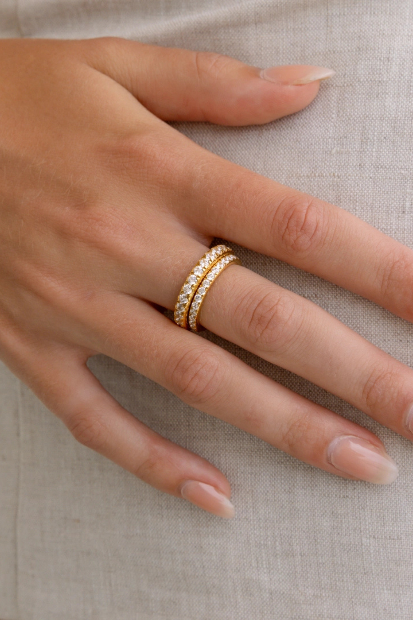 Chunky Tennis Ring