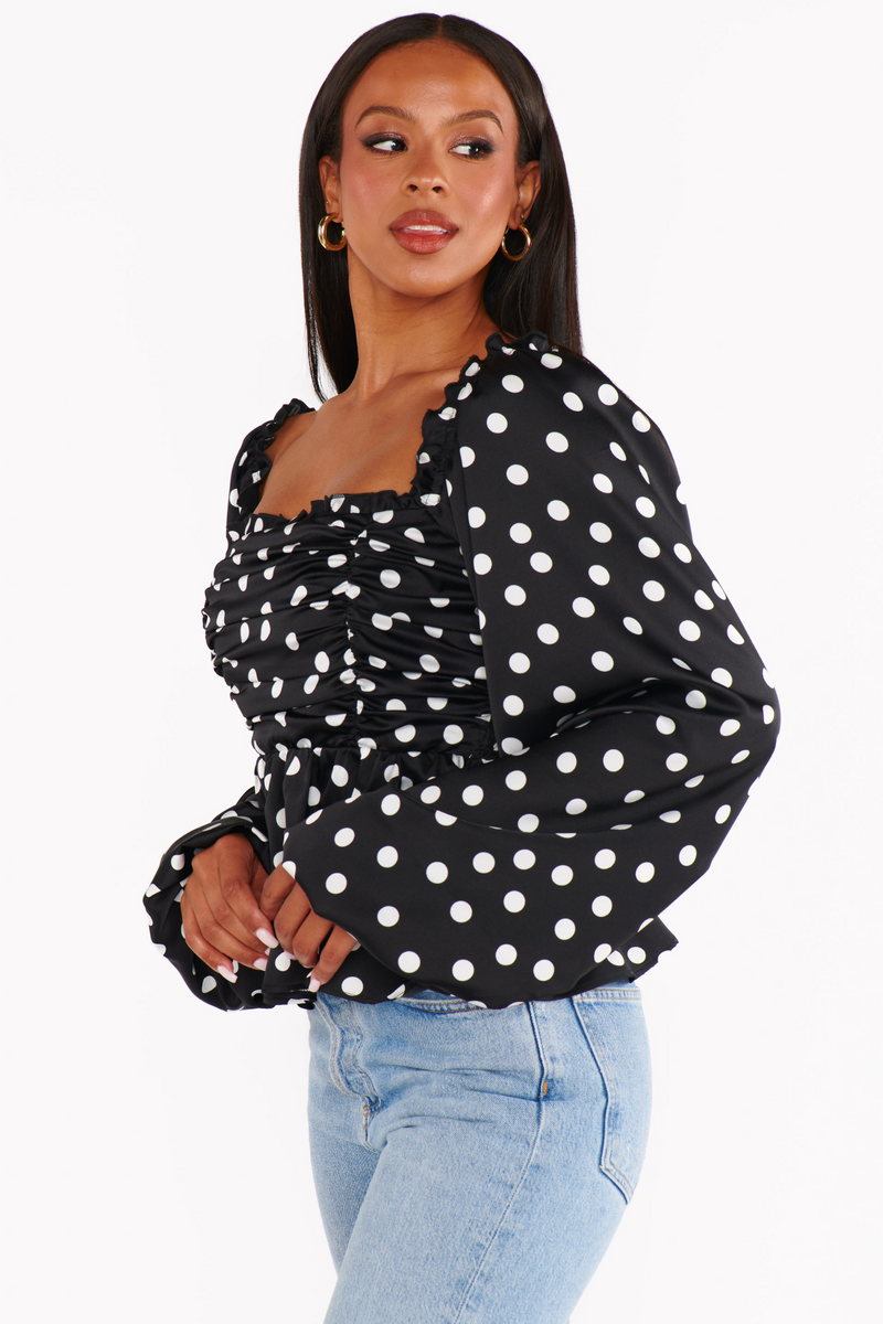 Atiana Polka Dot Top