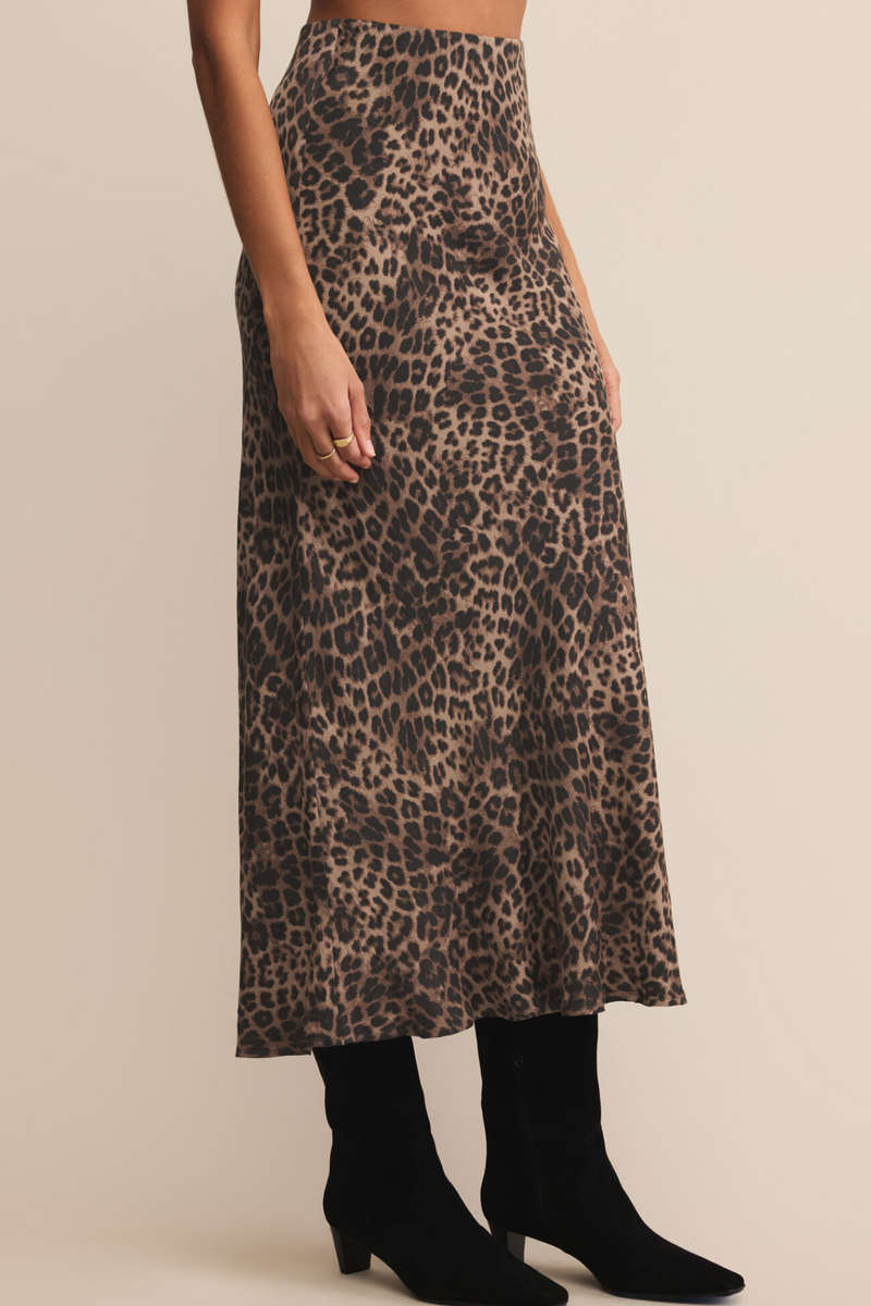Izabel Leopard Skirt