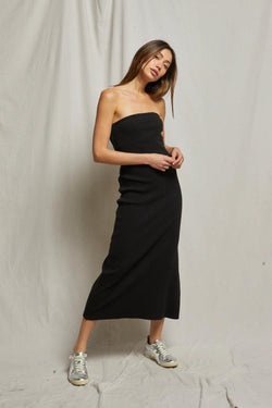 Nadine True Black Strapless Dress