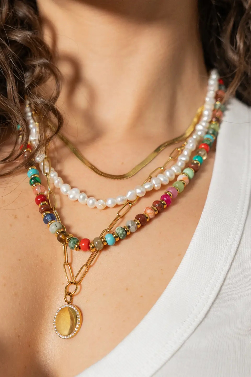 Gemstone Glow Necklace