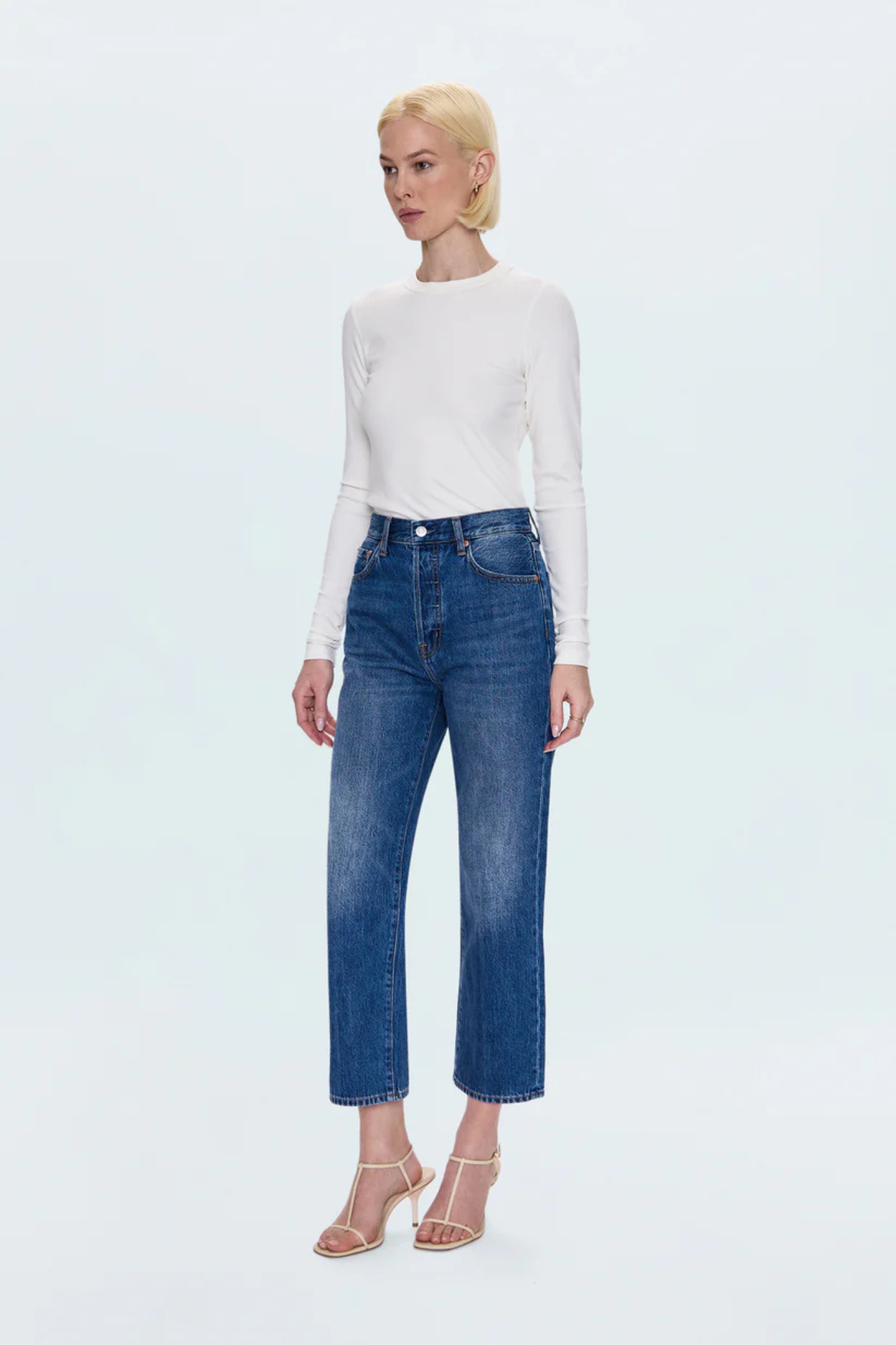 Cassie Fairview High Rise Crop Straight