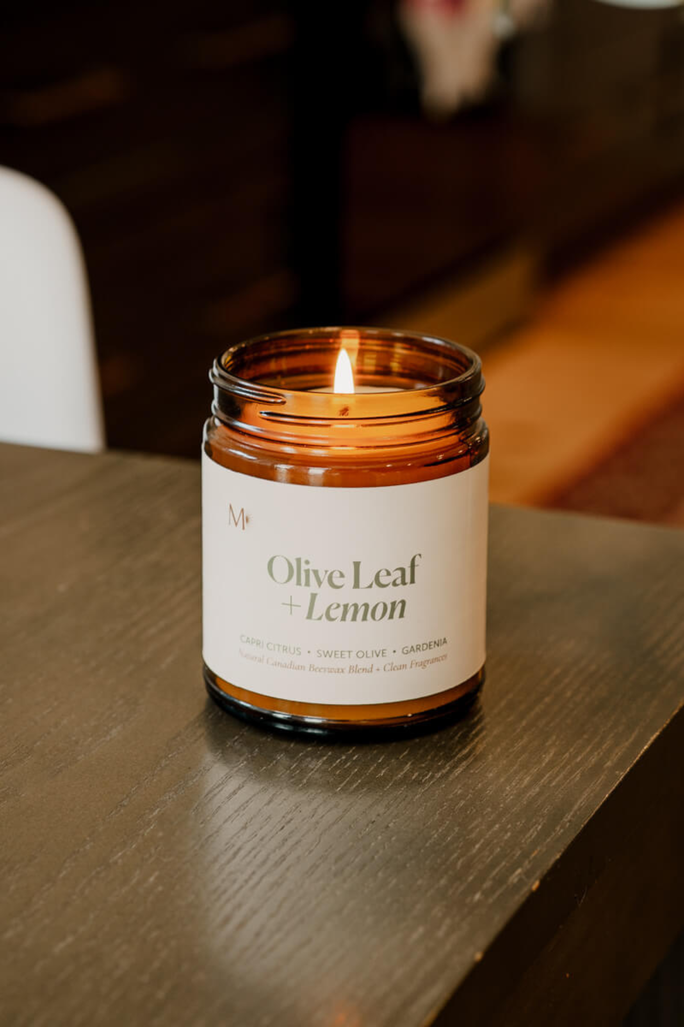 Olive Leaf + Lemon Candle