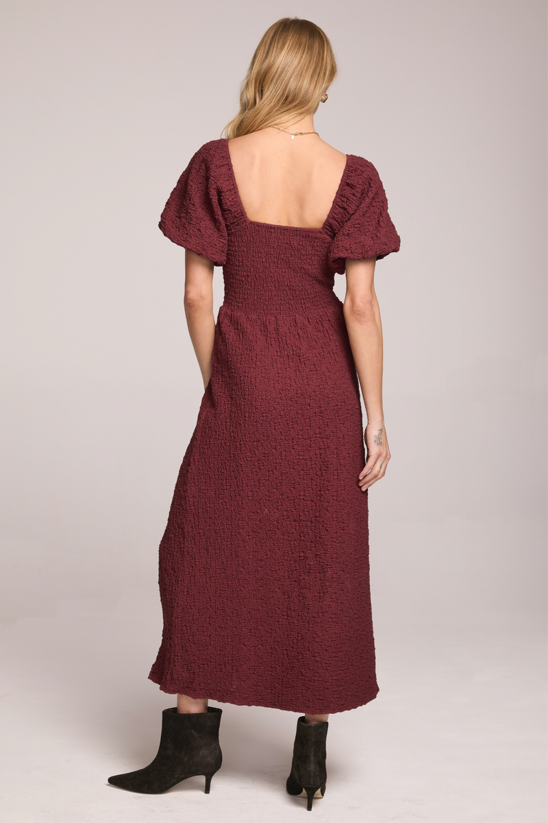 Colyn Sangria Midi Dress