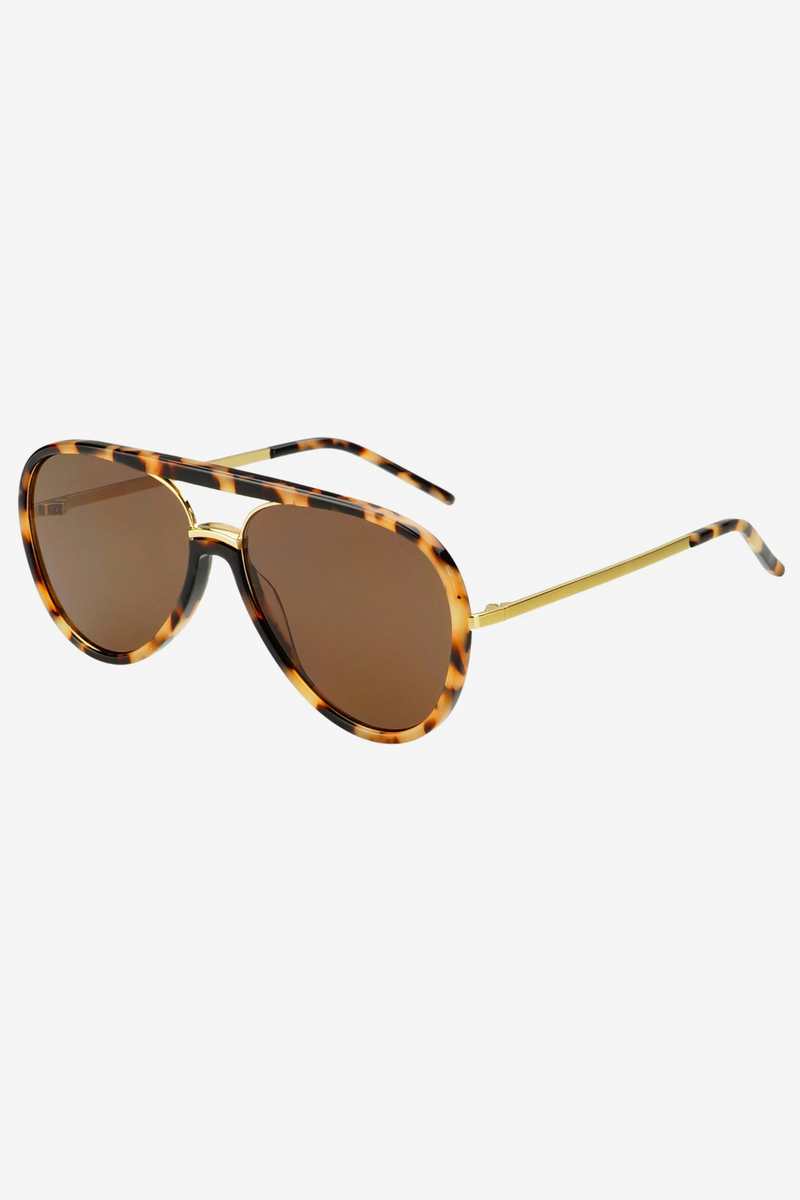 Shay Tortoise/Gray Acetate Sunglasses