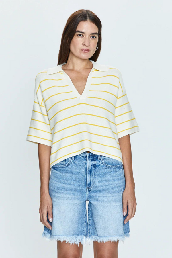 Marlow Dandelion Stripe Top