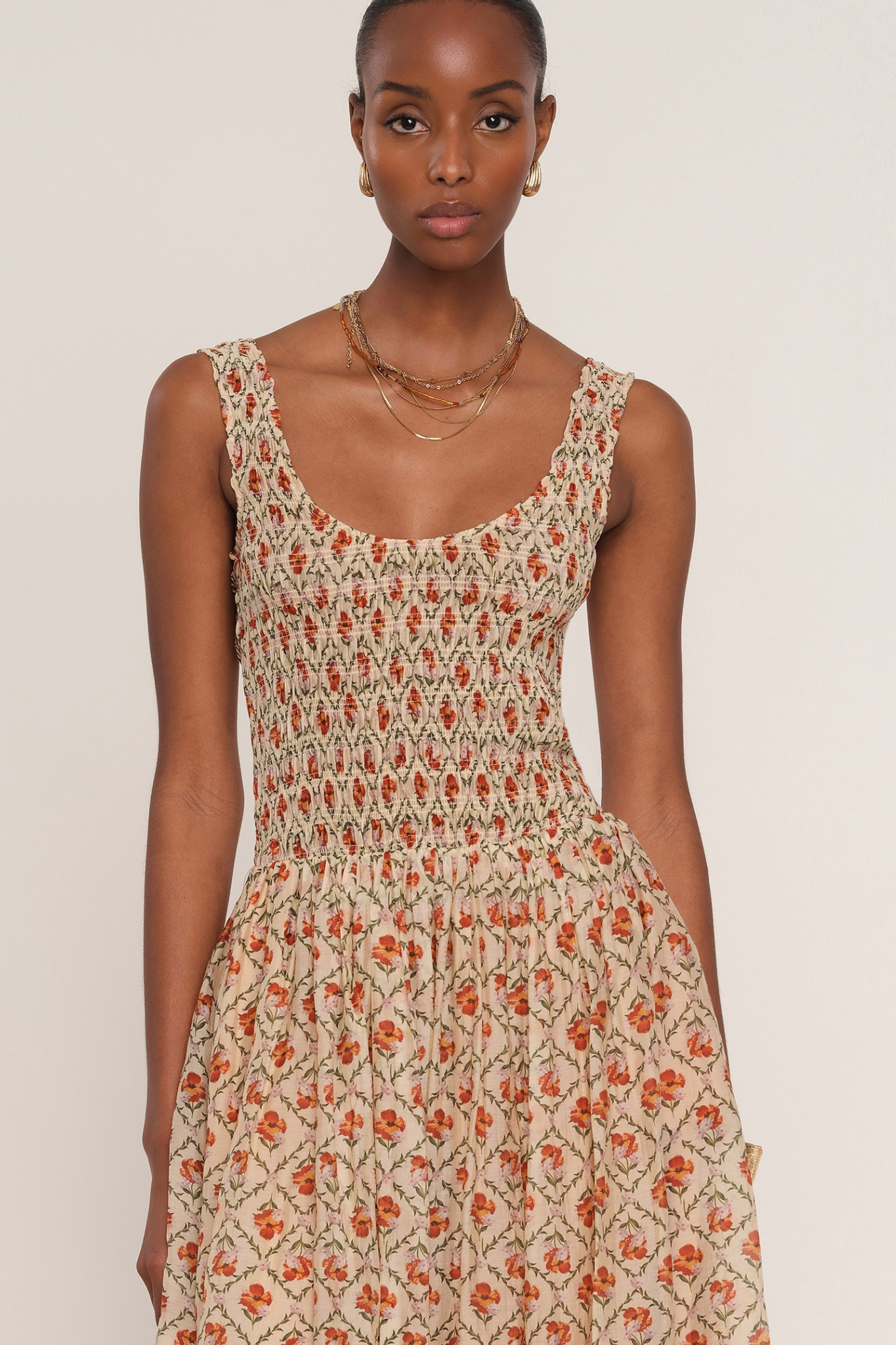Becky Blossom Midi Dress