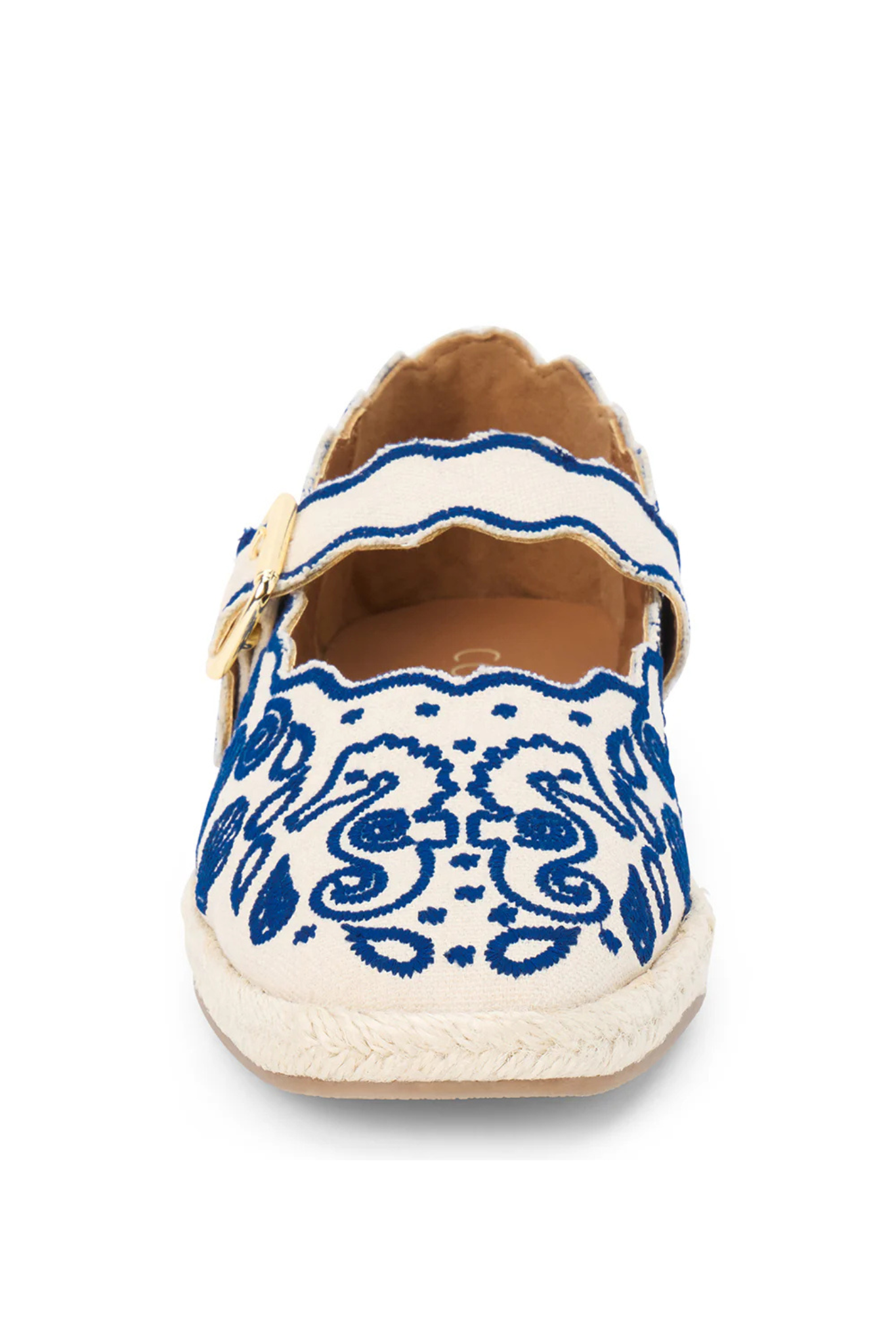 Ariana Blue Espadrille Flat