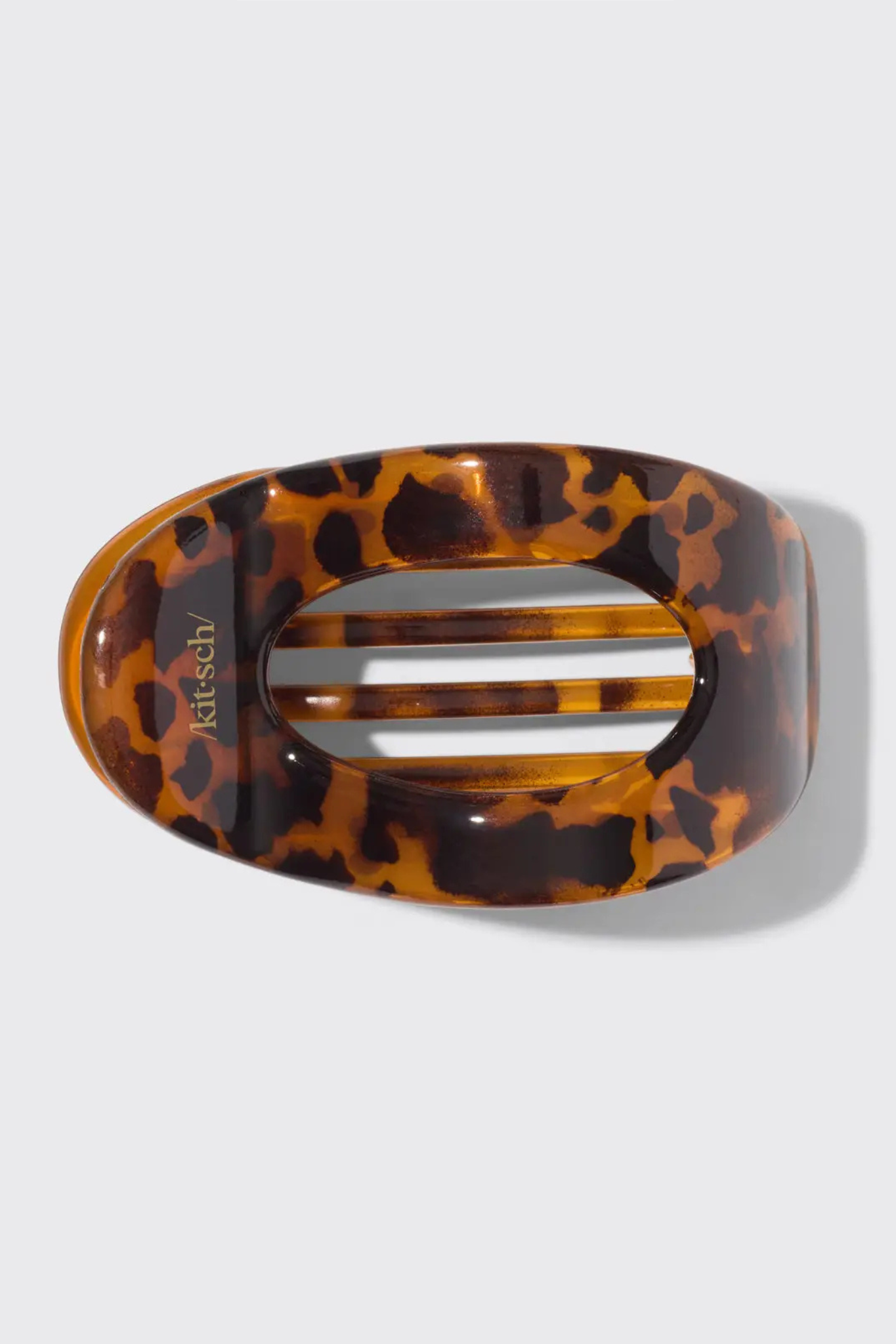 Large Tort Flat Claw Clip