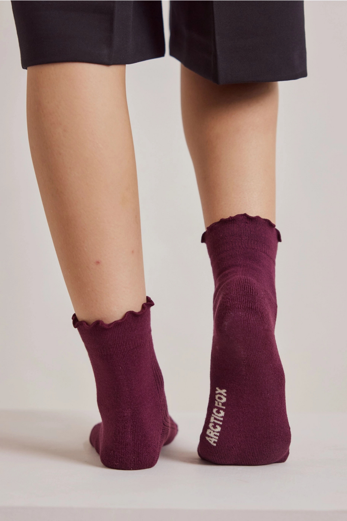 Cherry Ruffle Socks