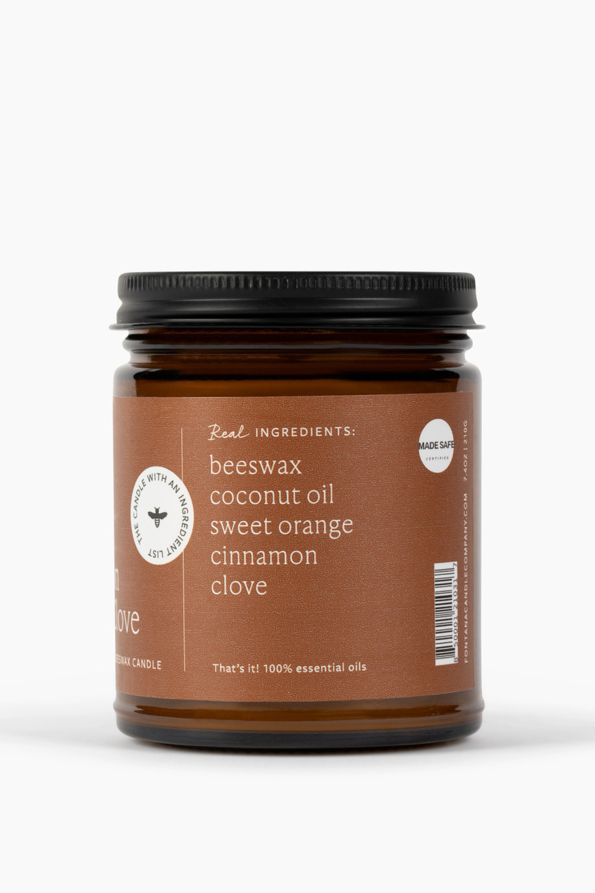 Cinnamon Orange Clove Candle Jar