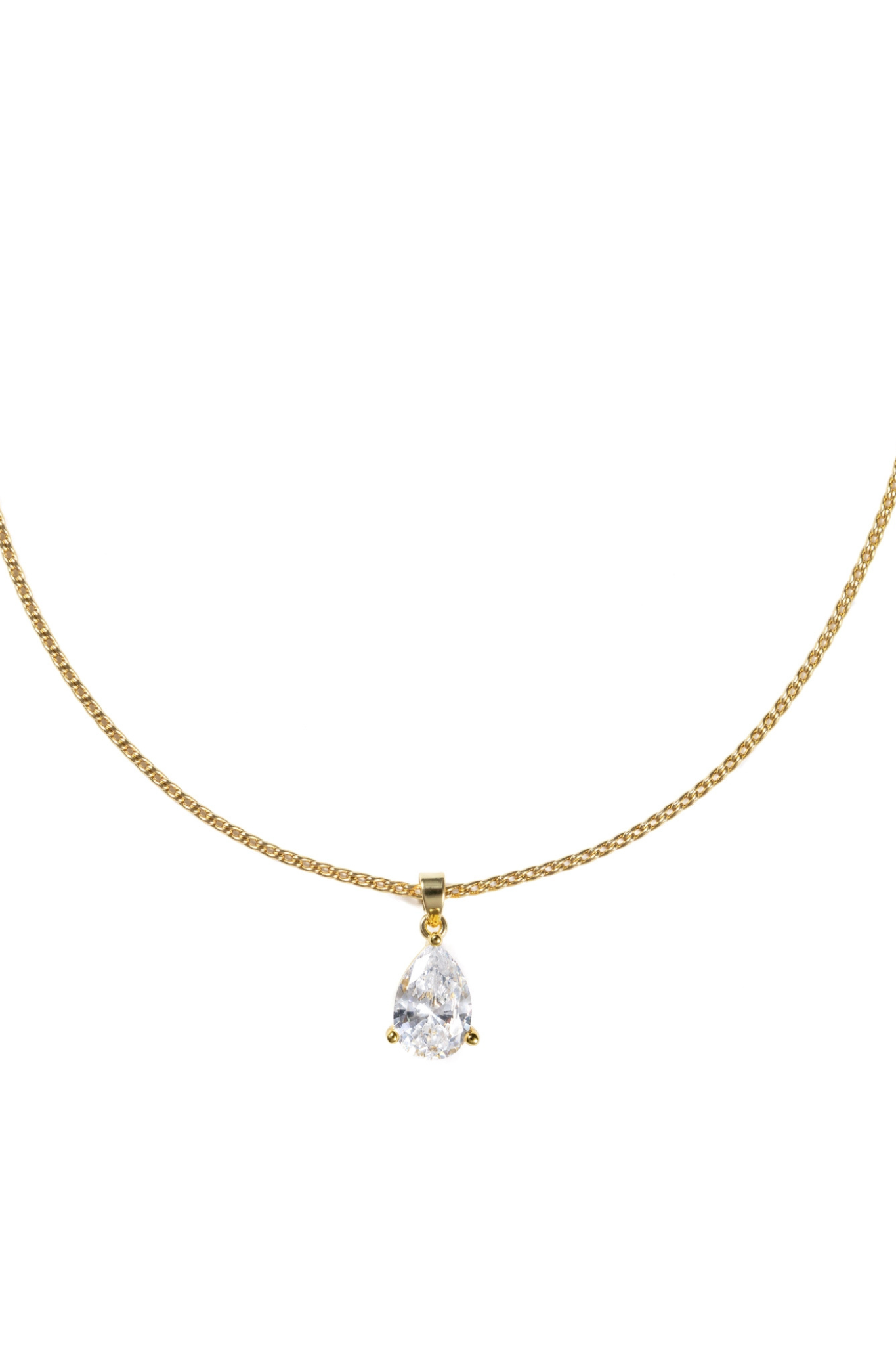 Pear Pendant Necklace