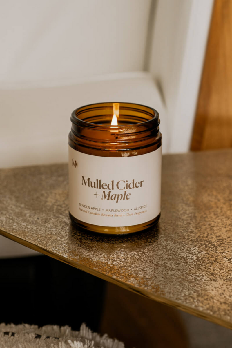 Mulled Cider + Maple Candle