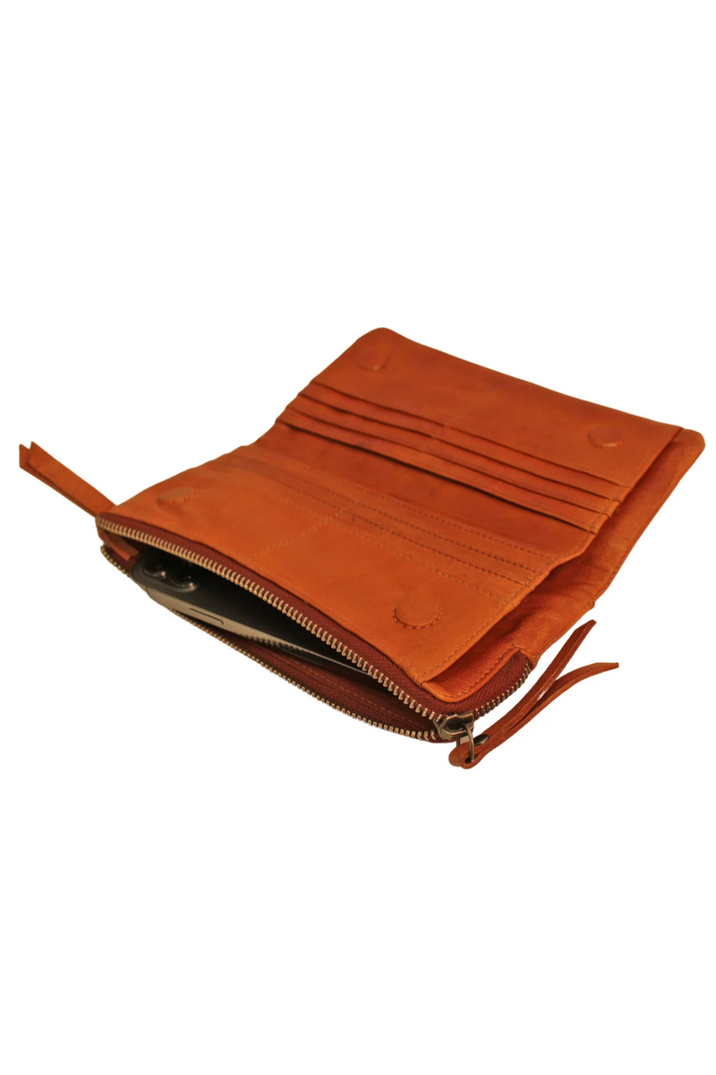 Andi Brown Leather Wallet