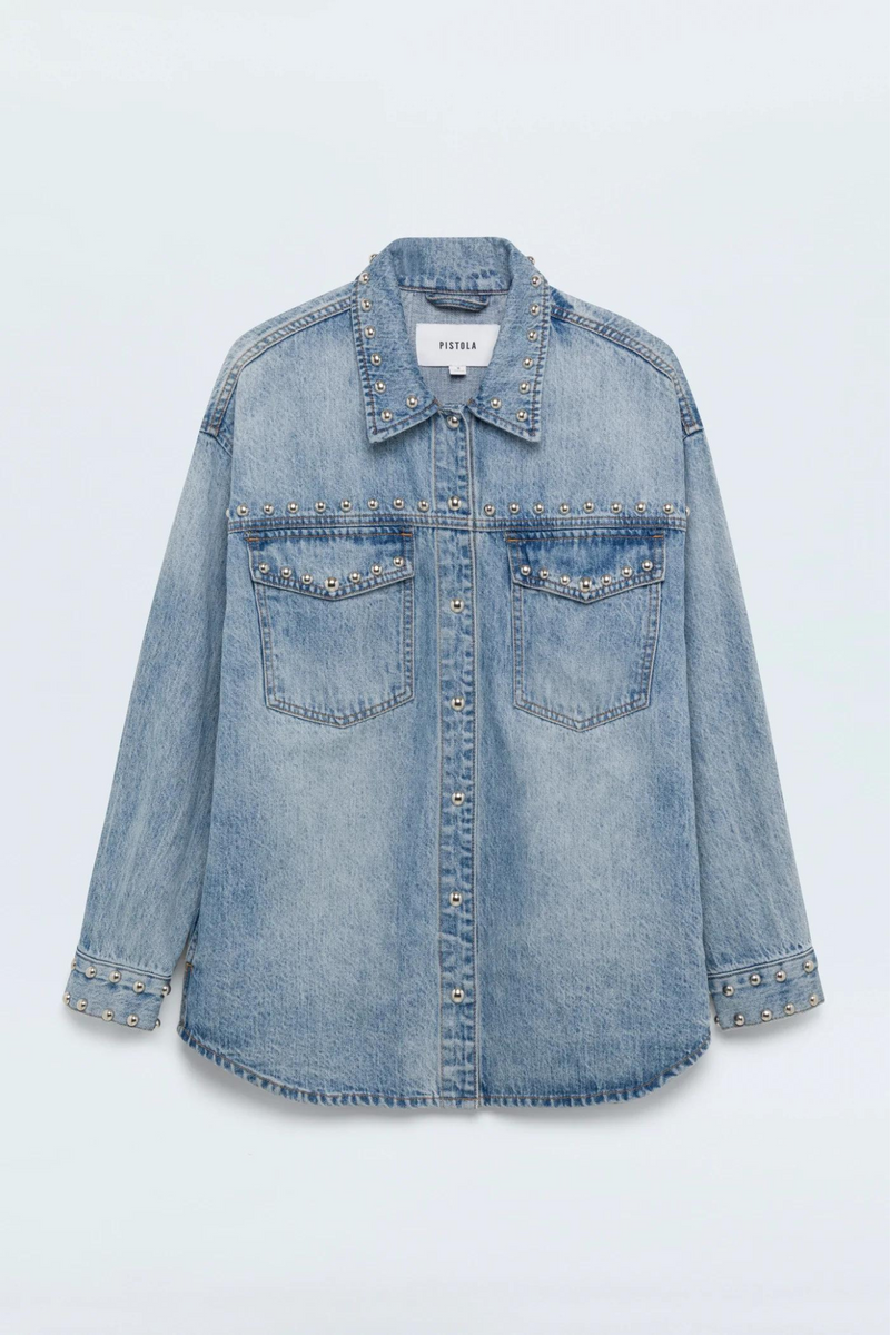 Mandy Satellite Denim Shacket