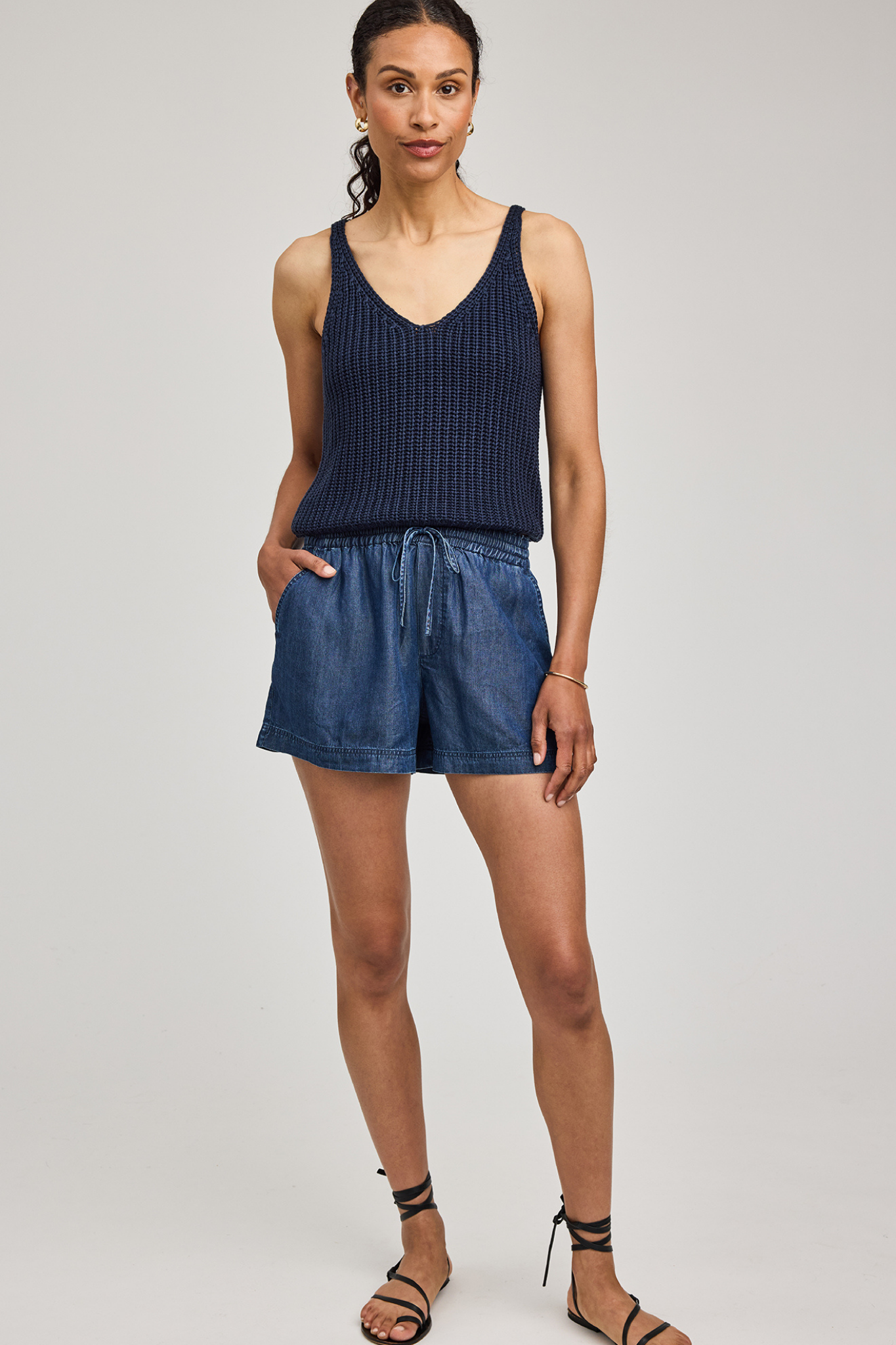 Tessa Dark Blue Short