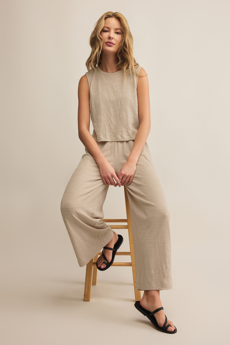 Scout Parchment Textured Slub Pant