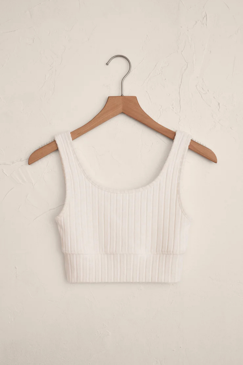 Zoe Vanilla Ice Rib Tank Bra