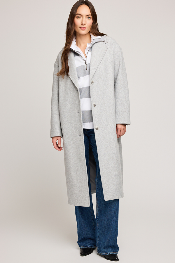 Agatha Heather Grey Coat