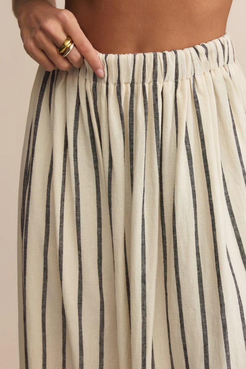 Kassidy Black Stripe Skirt