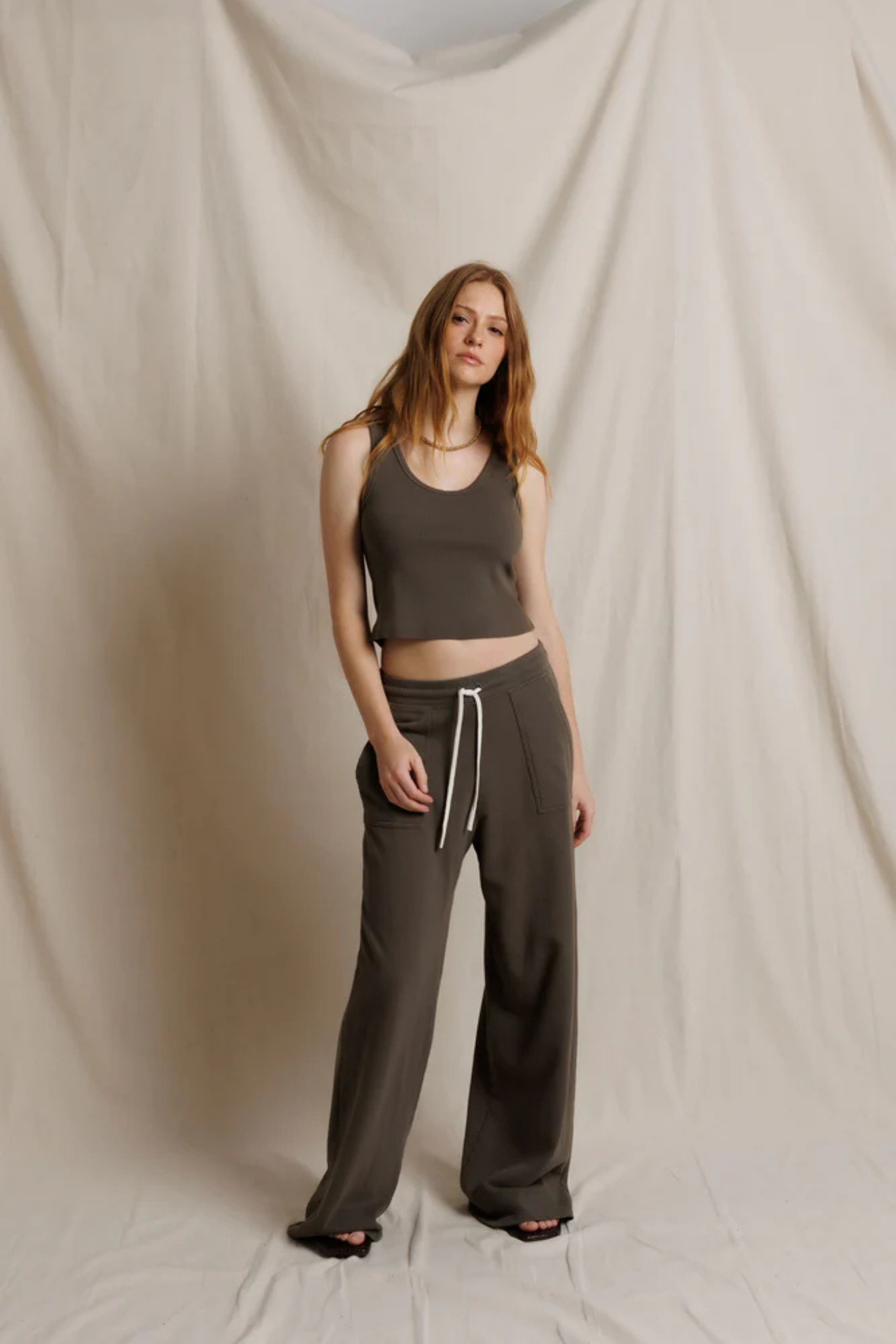 Blondie Dark Olive Tank
