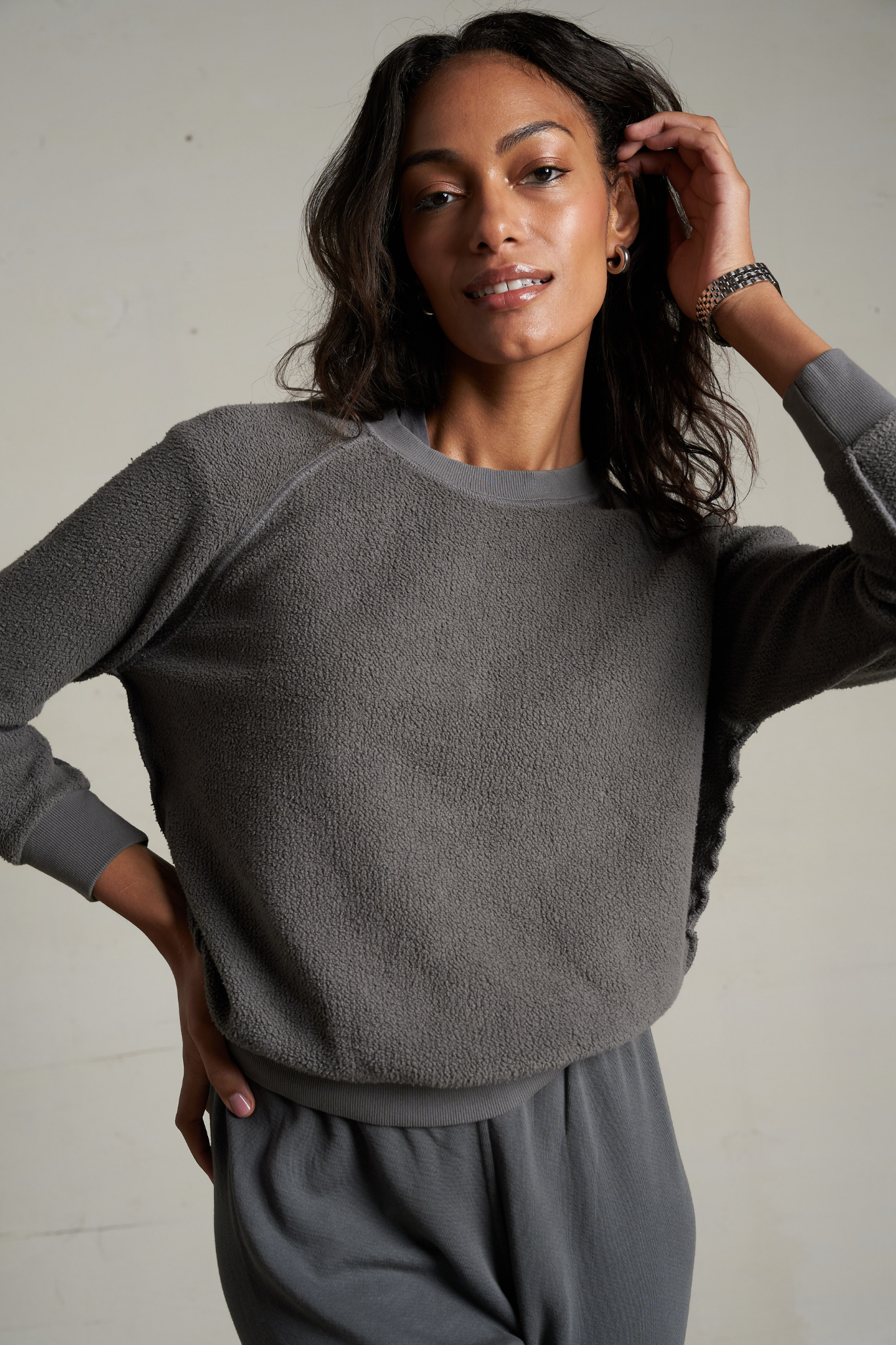 Ziggy Charcoal Inside Out Pullover