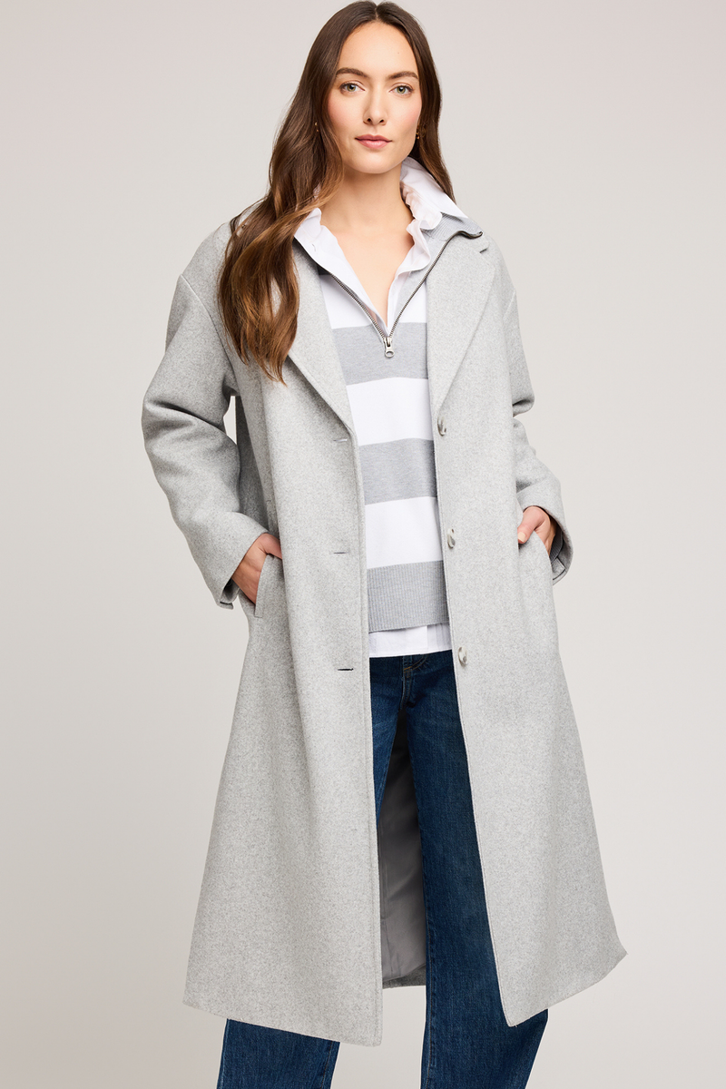 Agatha Heather Grey Coat