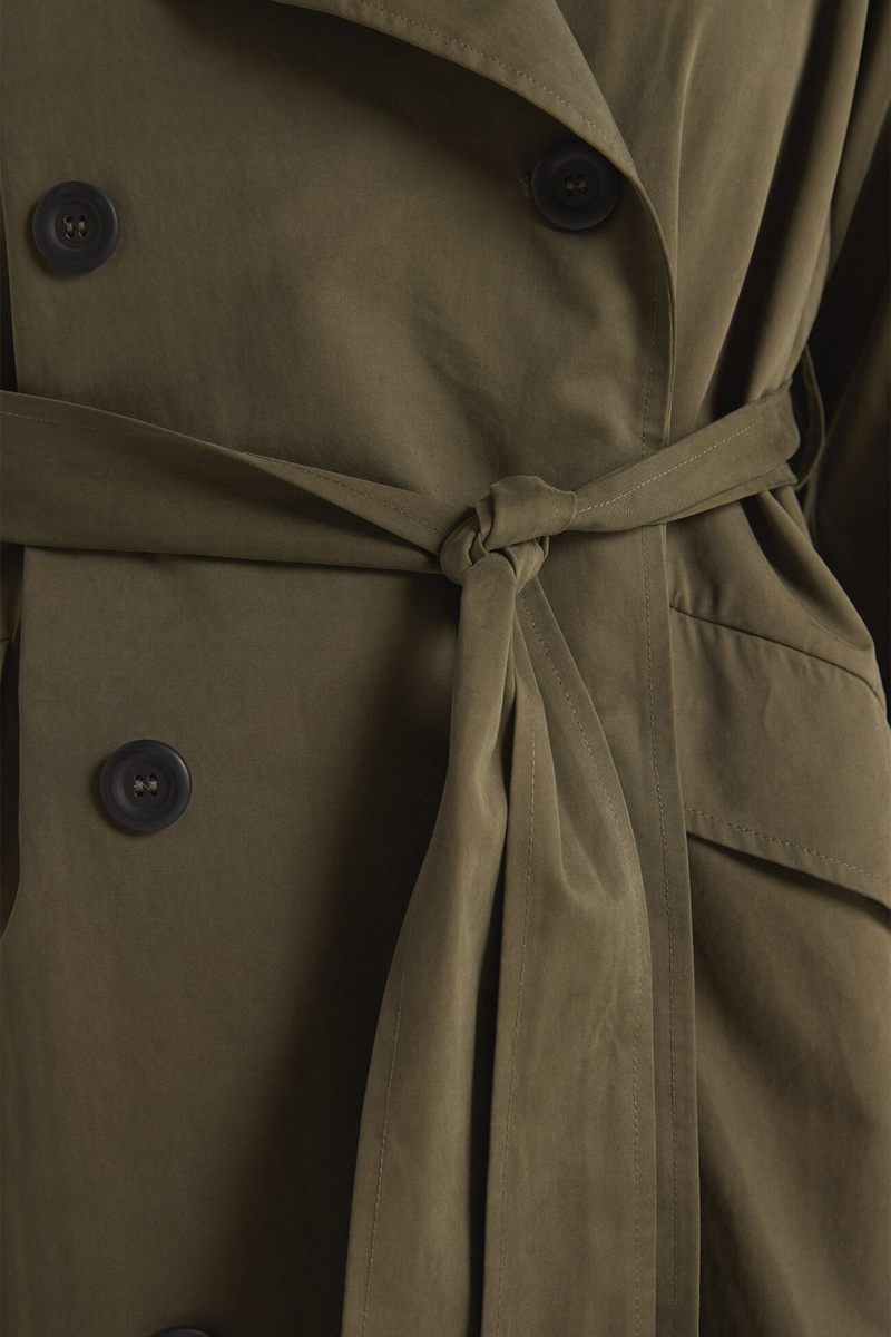 Dorian Leaf Trench Coat