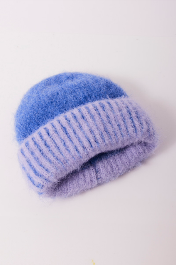 Forever Fuzzy Periwinkle Beanie