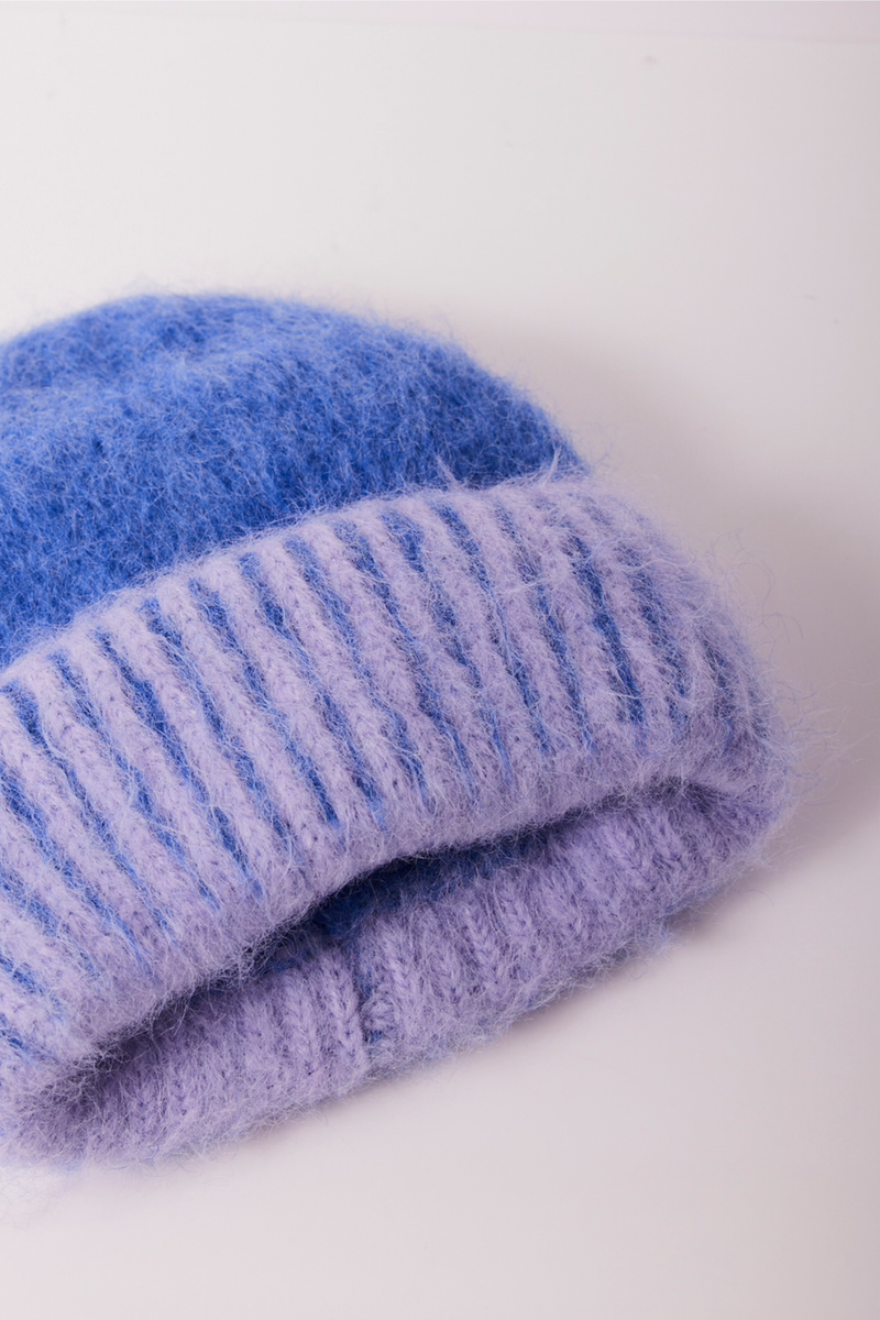 Forever Fuzzy Periwinkle Beanie