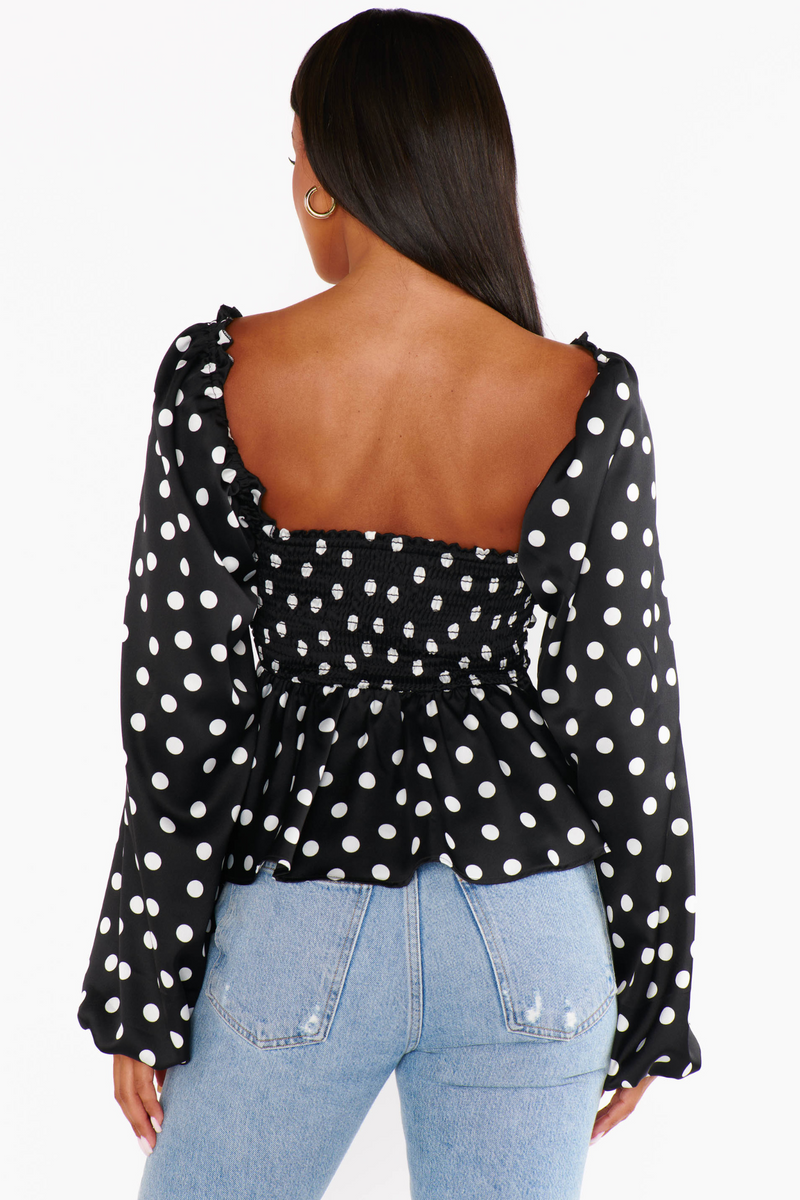 Atiana Polka Dot Top