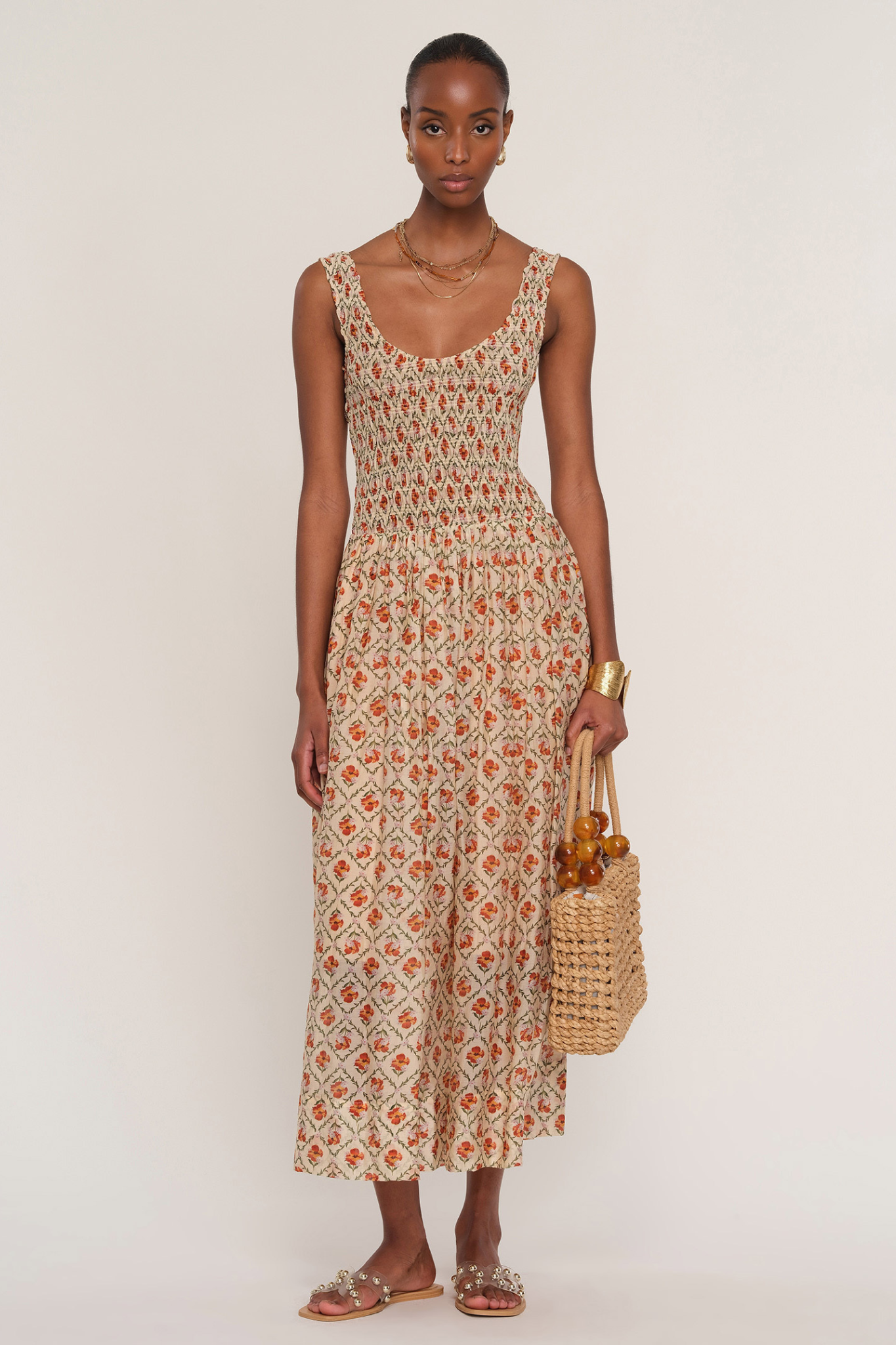 Becky Blossom Midi Dress