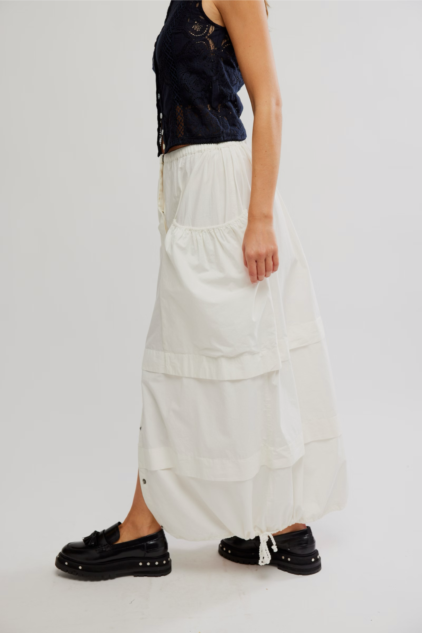 Eloise Clean Ivory Maxi Skirt