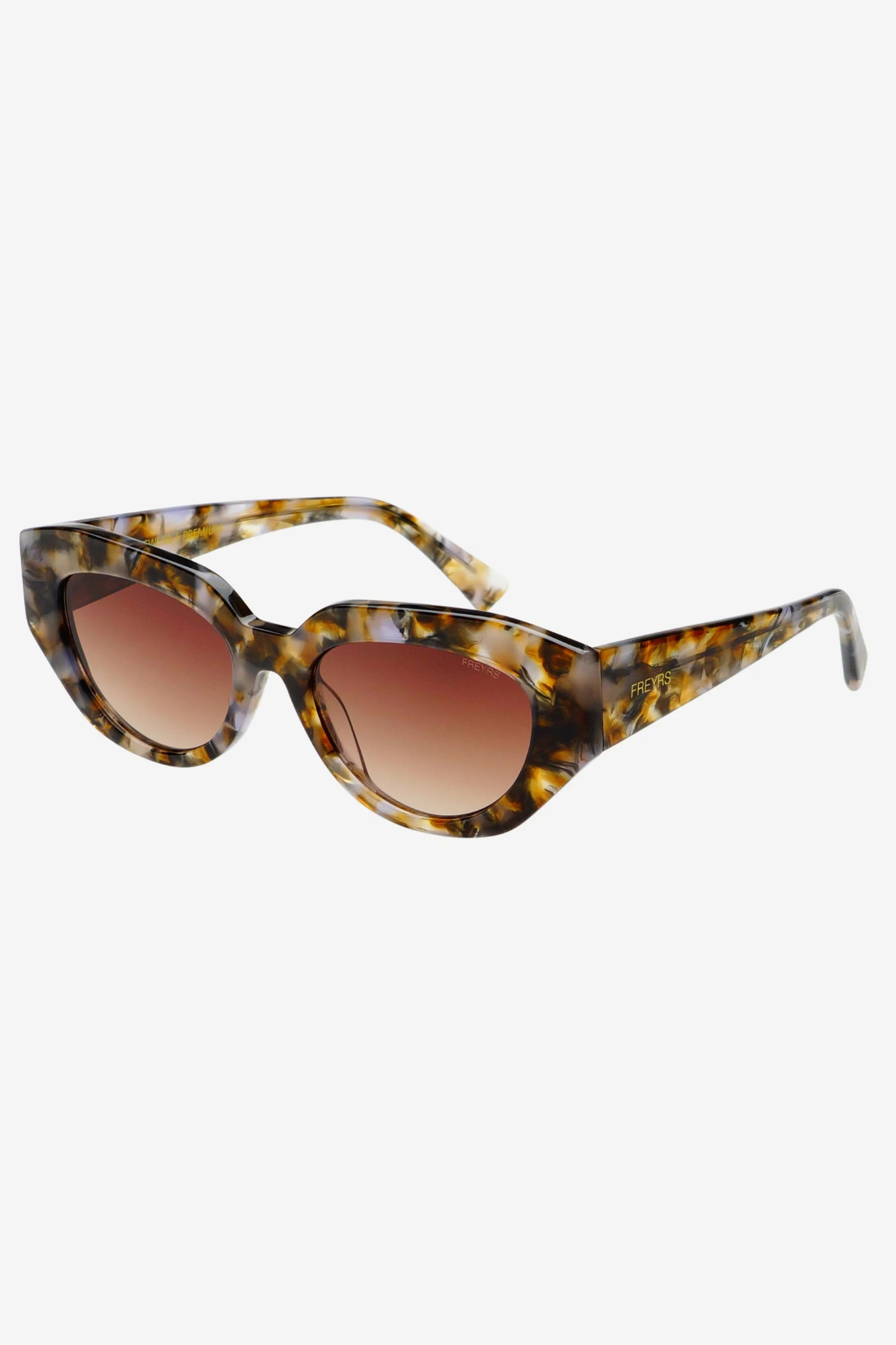 Frankie Brown Pearl Acetate Cat Eye Sunglasses