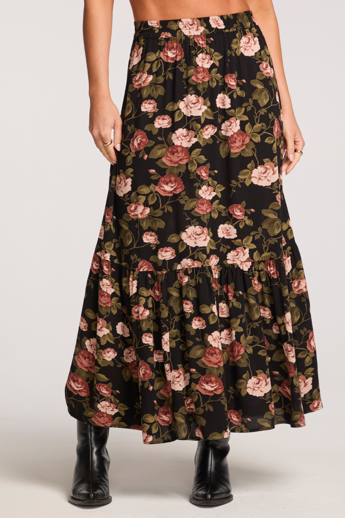 Maud Floral Midi Skirt