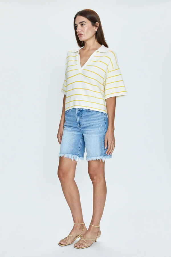 Marlow Dandelion Stripe Top