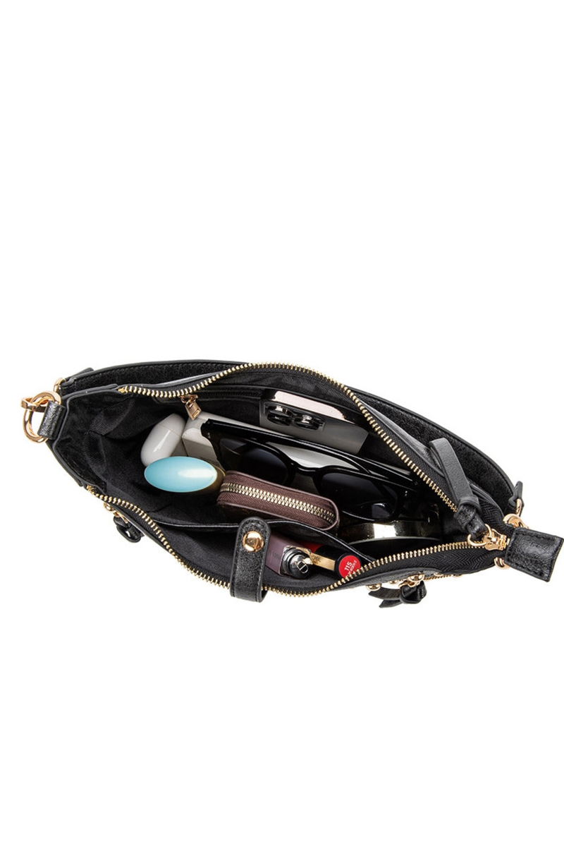 Maeve Black Shoulder Bag