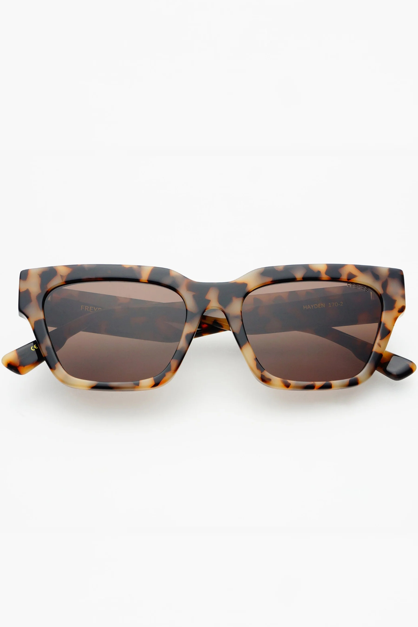 Hayden Milky Tortoise Acetate Sunglasses