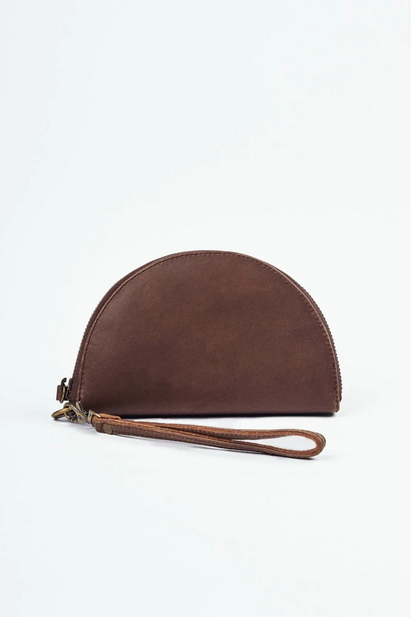 Wedge Wallet - Dark Saddle