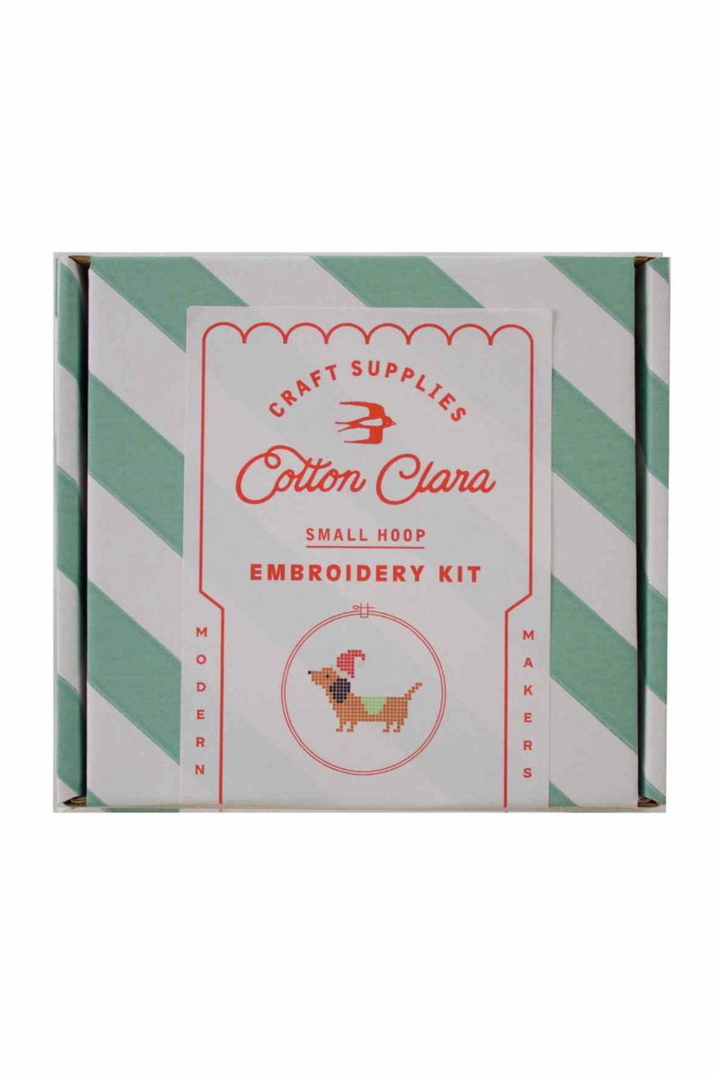 Christmas Dachshund Cross Stitch Kit