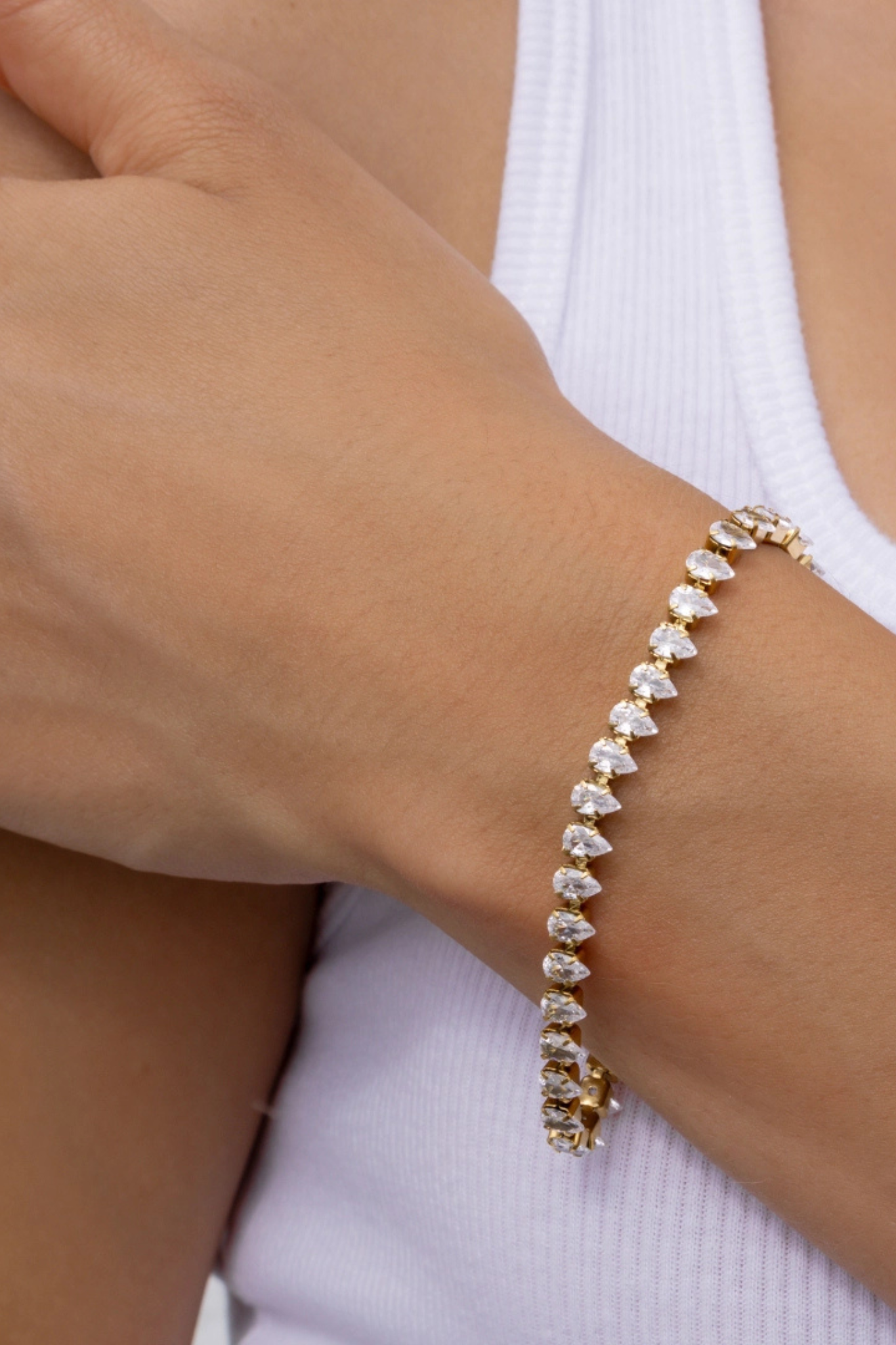 Teardrop Tennis Bracelet
